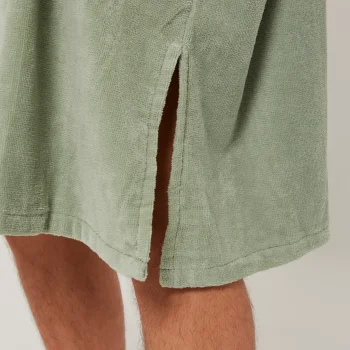 OCEAN & EARTH DAY BREAK PONCHO ASPHALT