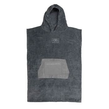 OCEAN & EARTH DAY BREAK PONCHO ASPHALT