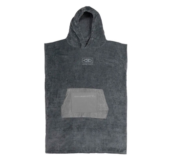 OCEAN & EARTH DAY BREAK PONCHO ASPHALT