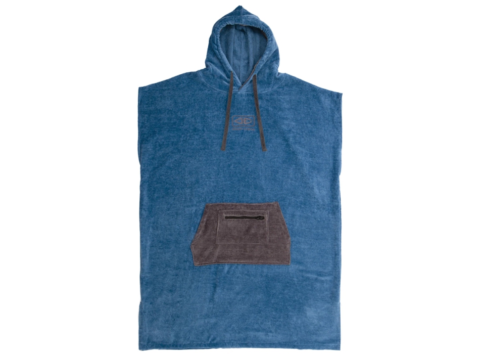 OCEAN & EARTH BREAK PONCHO BLUE