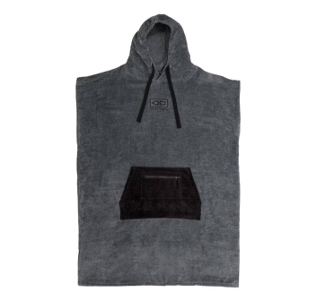 OCEAN & EARTH BREAK PONCHO CHARCOAL