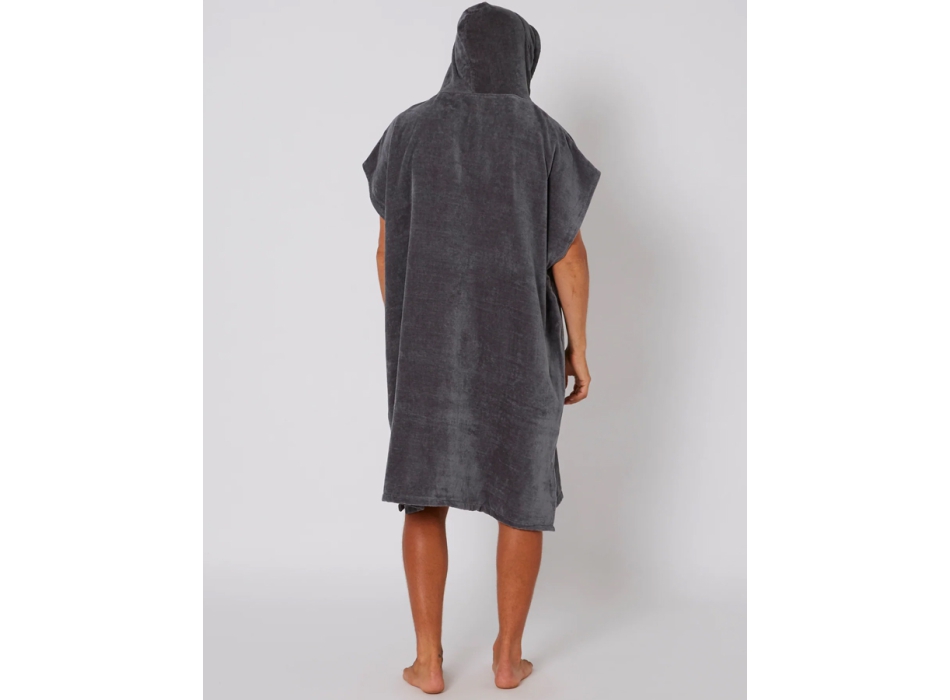 OCEAN & EARTH BREAK PONCHO CHARCOAL