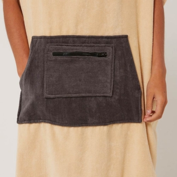 OCEAN & EARTH DAY BREAK PONCHO SAGE