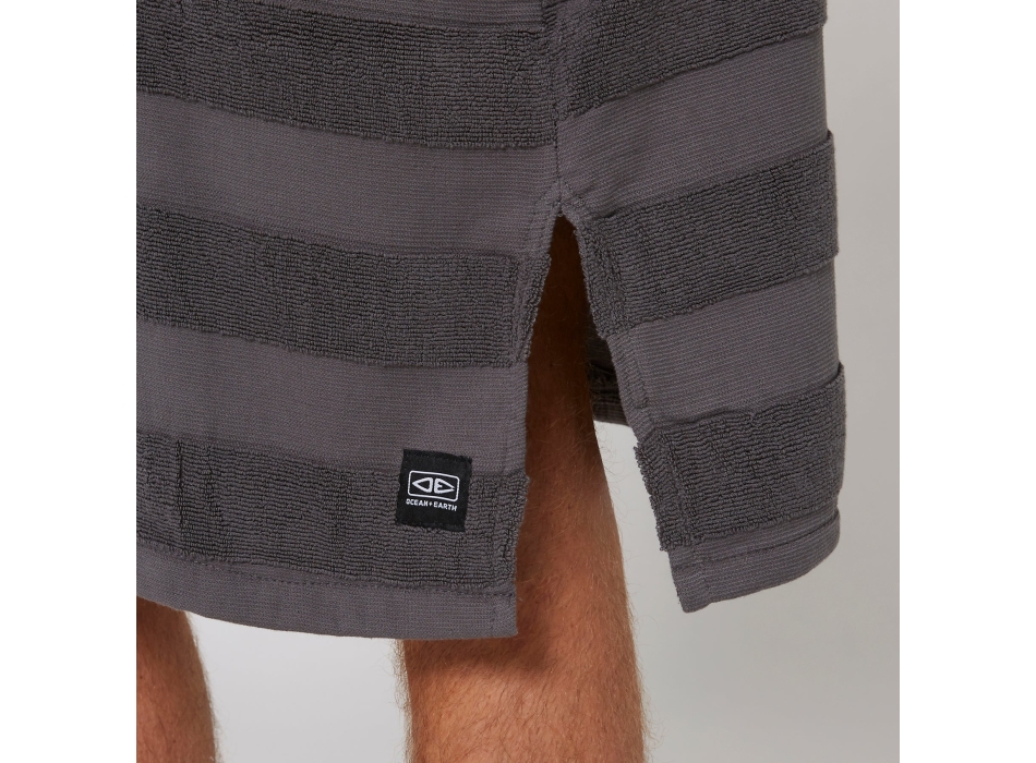 OCEAN & EARTH PONCHO LAYZ HOODED MEN CHARCOAL