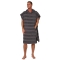 OCEAN & EARTH PONCHO LAYZ HOODED MEN CHARCOAL
