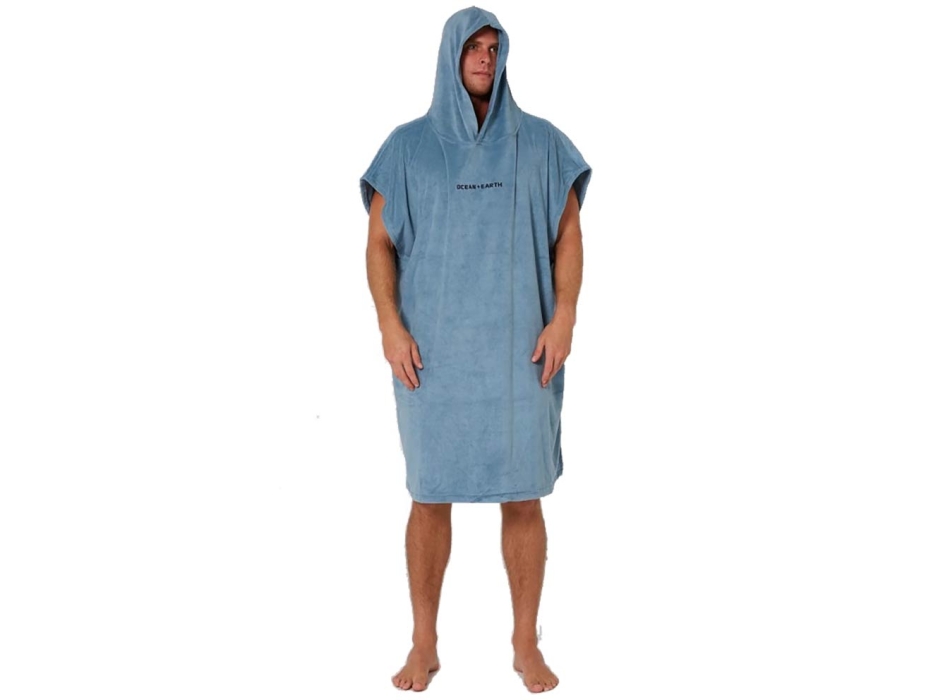 OCEAN & EARTH PONCHO SURF ESSENTIAL HOODED MEN PETROL