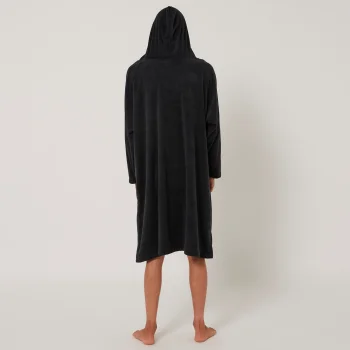 OCEAN & EARTH PONCHO SURF ESSENTIAL LONG SLEEVES HOODED MEN DULL BLACK