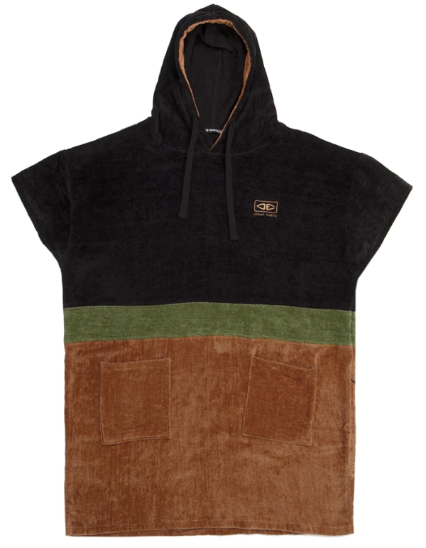 OCEAN & EARTH STRIKE HOODED PONCHO ADULT BUTTERSCOTCH
