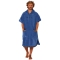 OCEAN & EARTH STRIKE HOODED PONCHO ADULT STEEL BLUE