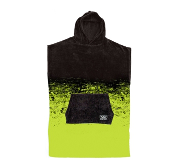 OCEAN & EARTH YOUTH SOUTHSIDE HOODED PONCHO BLACK