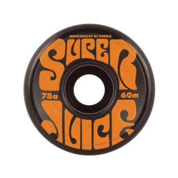 OJ WHEELS SUPER JUICE BLACK WHEELS 60MM