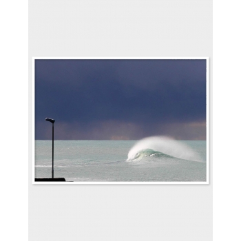 LONELY WAVE SURF ART PHOTO PRINT