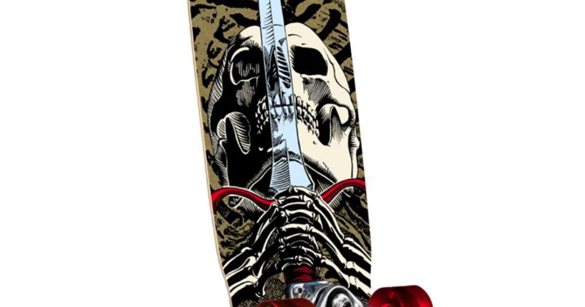 Powell Peralta Skateboard Cruiser Mini Skull & Sword 8