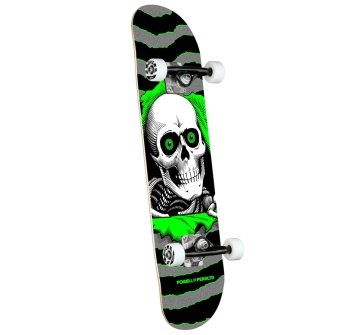 POWELL PERALTA RIPPER ONE OFF BIRCH 8" SKATE COMPLETE GREEN