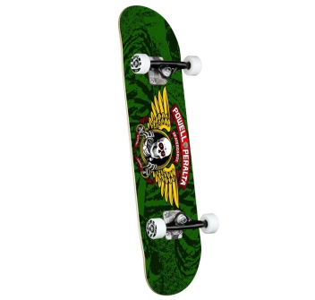 POWELL PERALTA 8" WINGED RIPPER BIRCH SKATE COMPLETE GREEN