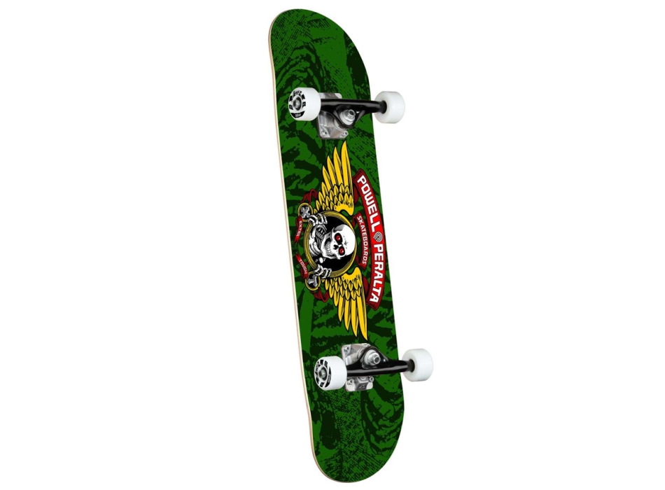 POWELL PERALTA 8" WINGED RIPPER BIRCH SKATE COMPLETE GREEN
