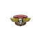 POWELL PERALTA WINGED RIPPER PATCH 12.5 x 7 CM
