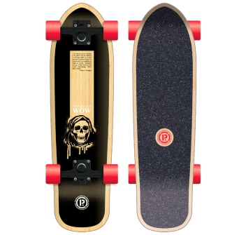 PROHIBITION SKATEBOARD RETRO WOOD 28" WOW