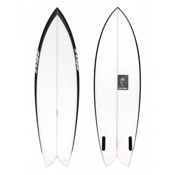 PUKAS CHRIS CHRISTENSON PEGASO 5'10" TWIN FIN BLACK