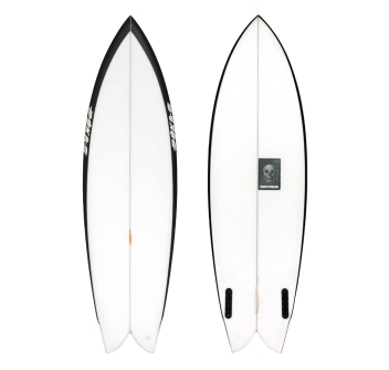 PUKAS CHRIS CHRISTENSON PEGASO 5'10" TWIN FIN BLACK