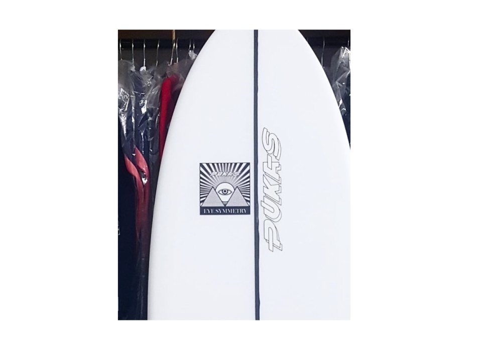 PUKAS SURFBOARDS 5 8 WOMBI FISH PE BY EYE SYMMETRY