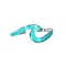 PURA VIDA ENAMELED WAVE RING SILVER