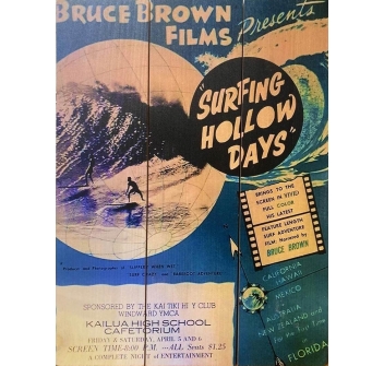 VINTAGE ISLANDS SURF FRAME WOODEN ENDLESS SUMMER