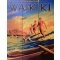VINTAGE ISLANDS SURF FRAME WOODEN WAIKIKI HAWAII