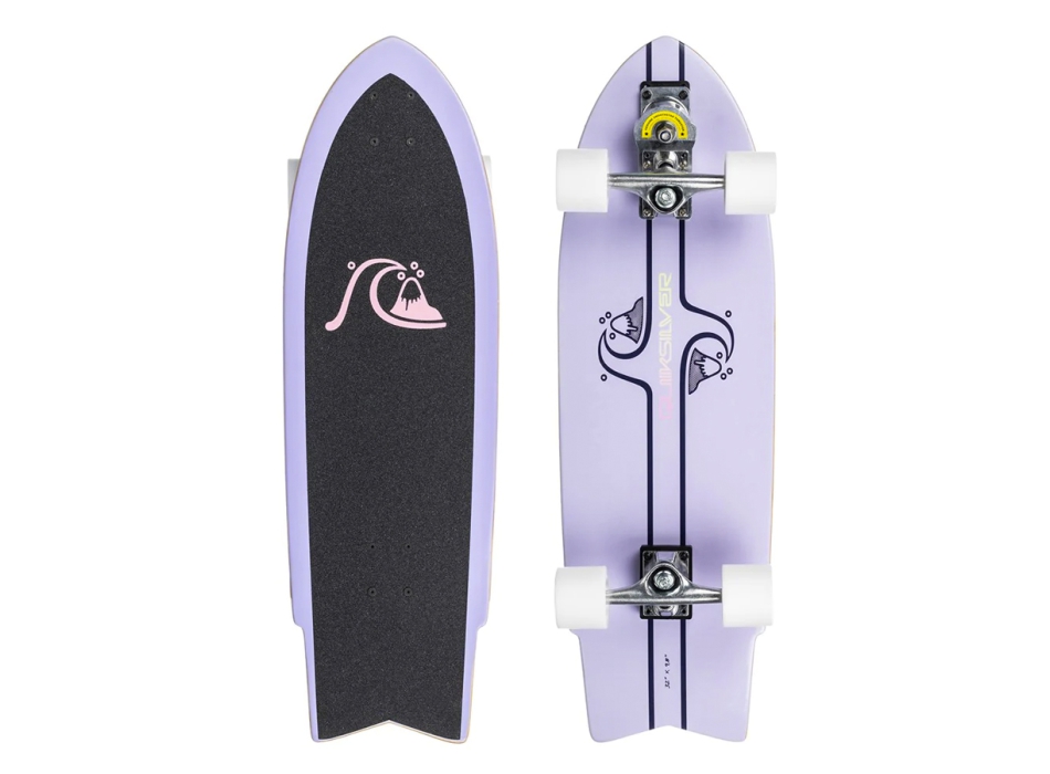 Quiksilver Skateboard Swallow Pwrd By Smoothstar Surf Skate 32