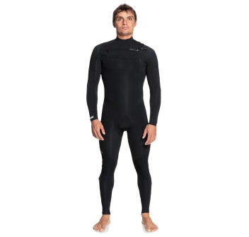 QUIKSILVER 3/2 EVERYDAY SESSIONS FRONT ZIP WETSUIT BLACK