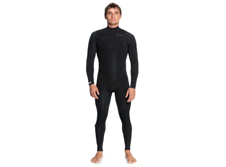 QUIKSILVER 3/2 EVERYDAY SESSIONS FRONT ZIP WETSUIT BLACK