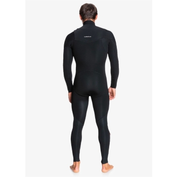 QUIKSILVER 4/3 EVERYDAY SESSIONS CHEST ZIP WETSUIT BLACK