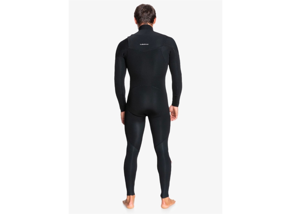 QUIKSILVER 4/3 EVERYDAY SESSIONS CHEST ZIP WETSUIT BLACK