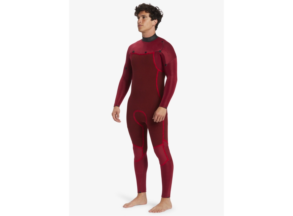 QUIKSILVER 4/3 EVERYDAY SESSIONS CHEST ZIP WETSUIT BLACK