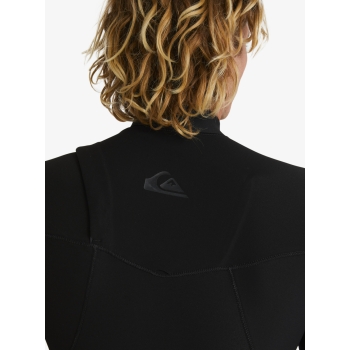 QUIKSILVER 4/3 HIGHLINE CHEST ZIP WETSUIT BLACK