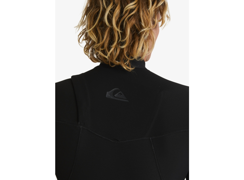 QUIKSILVER 4/3 HIGHLINE CHEST ZIP WETSUIT BLACK