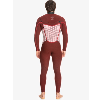 QUIKSILVER 4/3 MARATHON SESSION CHEST ZIP WETSUIT BLACK