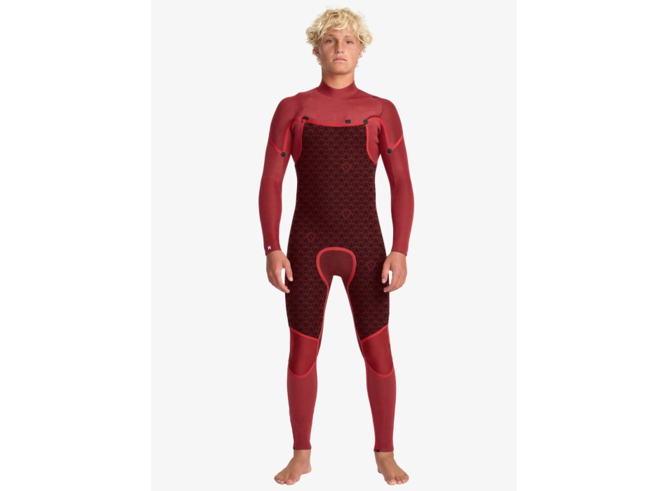 QUIKSILVER 5/4/3 EVERYDAY SESSIONS HOODED CHEST ZIP WETSUIT PRIMALOFT