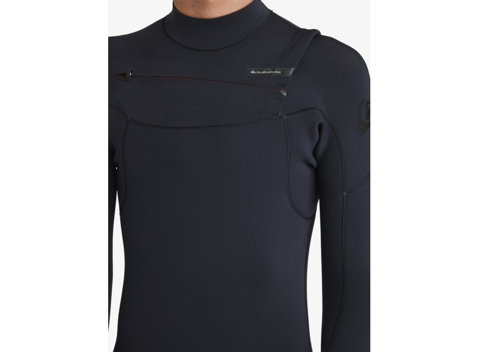QUIKSILVER 5_4_3 EVERYDAY SESSIONS HOODED CHEST ZIP WETSUIT PRIMALOFT