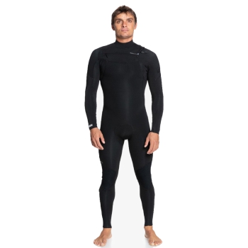 QUIKSILVER 5/4/3 EVERYDAY SESSIONS CHEST ZIP WETSUIT BLACK