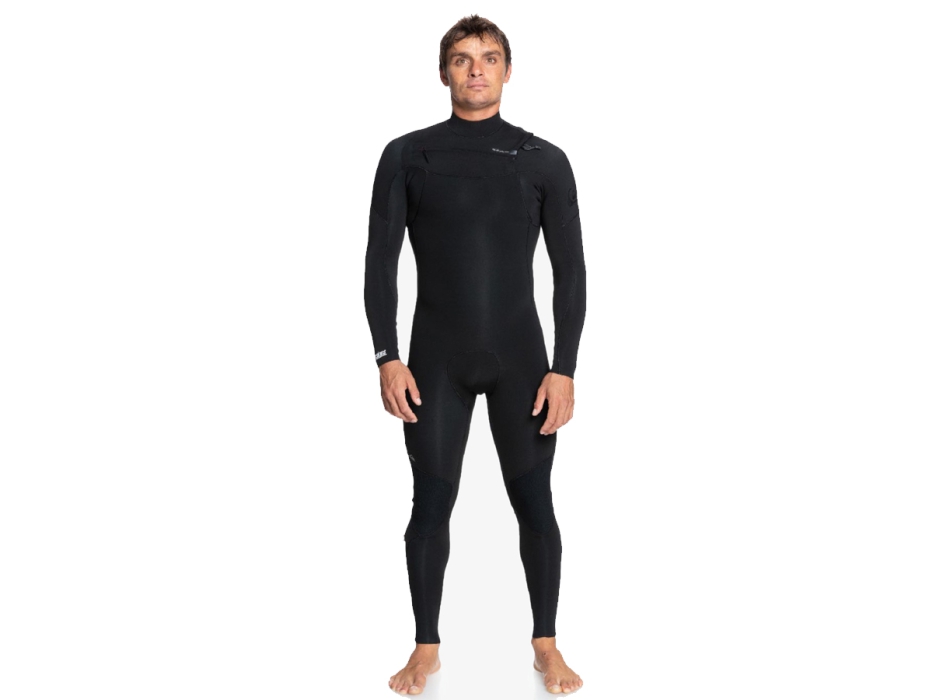 QUIKSILVER 5/4/3 EVERYDAY SESSIONS CHEST ZIP WETSUIT BLACK