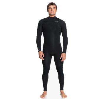 QUIKSILVER 5/4/3 EVERYDAY SESSIONS CHEST ZIP WETSUIT BLACK