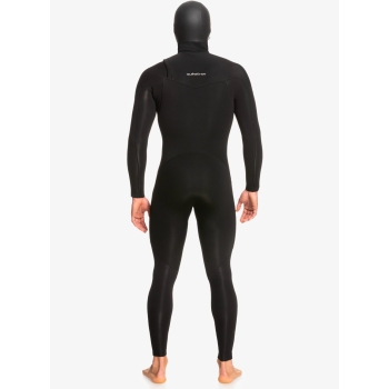 QUIKSILVER 5/4/3 EVERYDAY SESSIONS HOODED CHEST ZIP WETSUIT BLACK