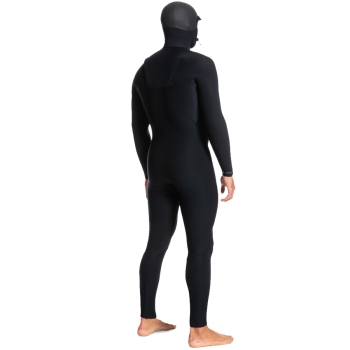 QUIKSILVER 5/4/3 HIGHLINE HOODED CHEST ZIP WETSUIT BLACK