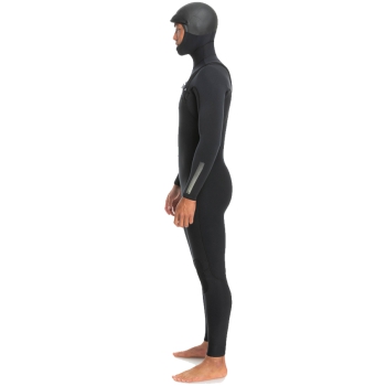 QUIKSILVER 5/4/3 HIGHLINE HOODED CHEST ZIP WETSUIT BLACK