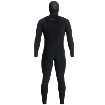 QUIKSILVER 5/4/3 HIGHLINE HOODED CHEST ZIP WETSUIT BLACK