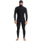 QUIKSILVER 5/4/3 HIGHLINE HOODED CHEST ZIP WETSUIT BLACK