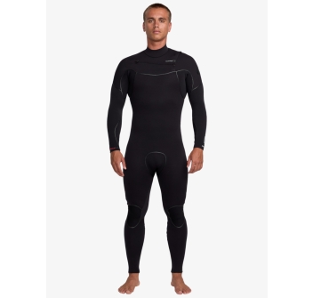 QUIKSILVER 5/4/3 MARATHON SESSION CHEST ZIP WETSUIT PRIMALOFT
