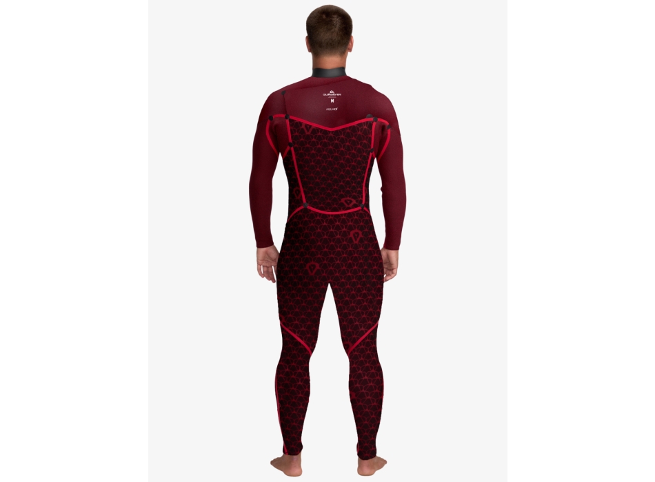 QUIKSILVER 5/4/3 MARATHON SESSION CHEST ZIP WETSUIT PRIMALOFT