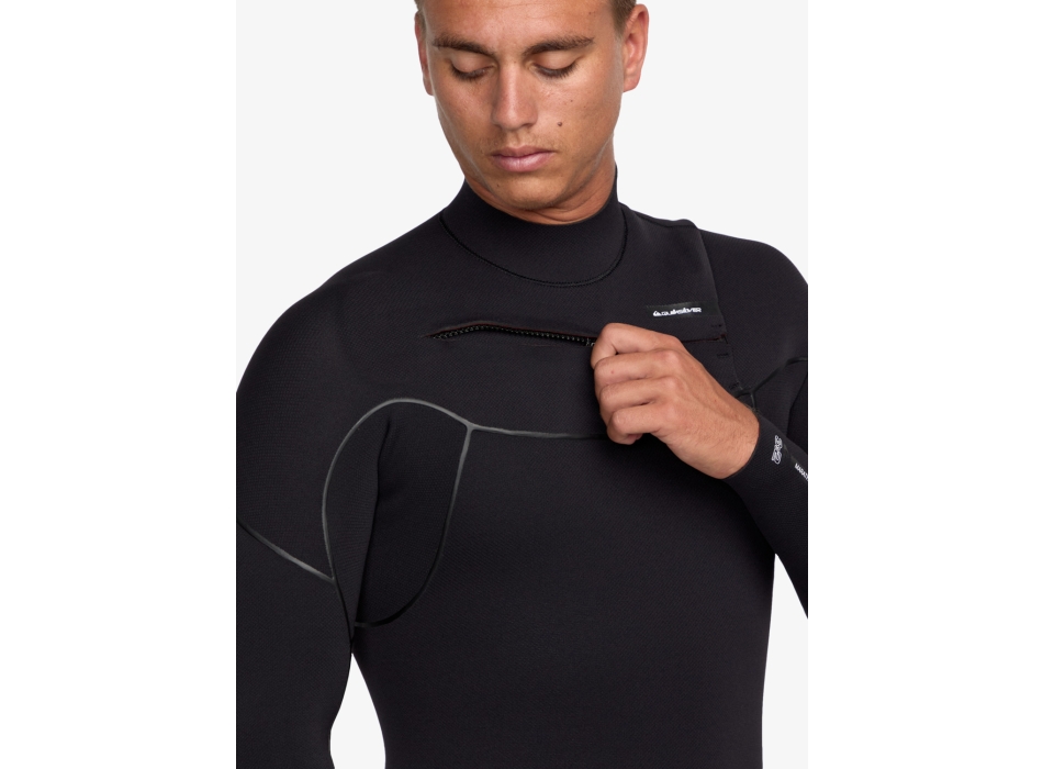 QUIKSILVER 5/4/3 MARATHON SESSION CHEST ZIP WETSUIT PRIMALOFT